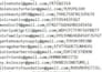 separate emails list from unexpected objects